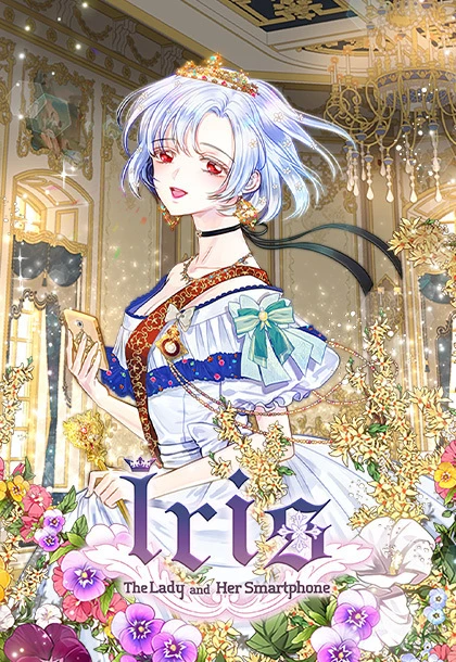 Iris – lady with a smartphone